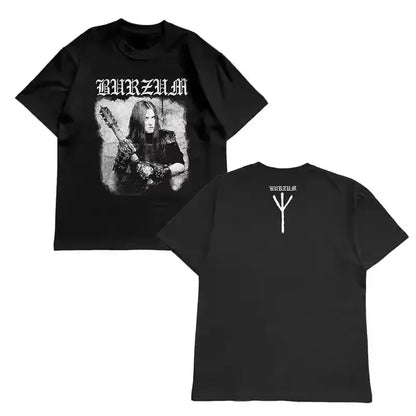 Burzum Women's Cotton Short Sleeve T-Shirt High Quality Summer Casual Crew Neck Stripe Pattern Breathable All Season Wear